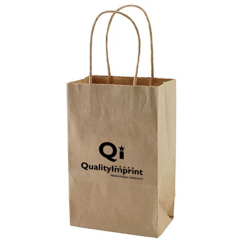 50% Recycled Natural Kraft Shopping Bags (Q56671)