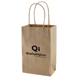 50% Recycled Natural Kraft Shopping Bags (Q56671)