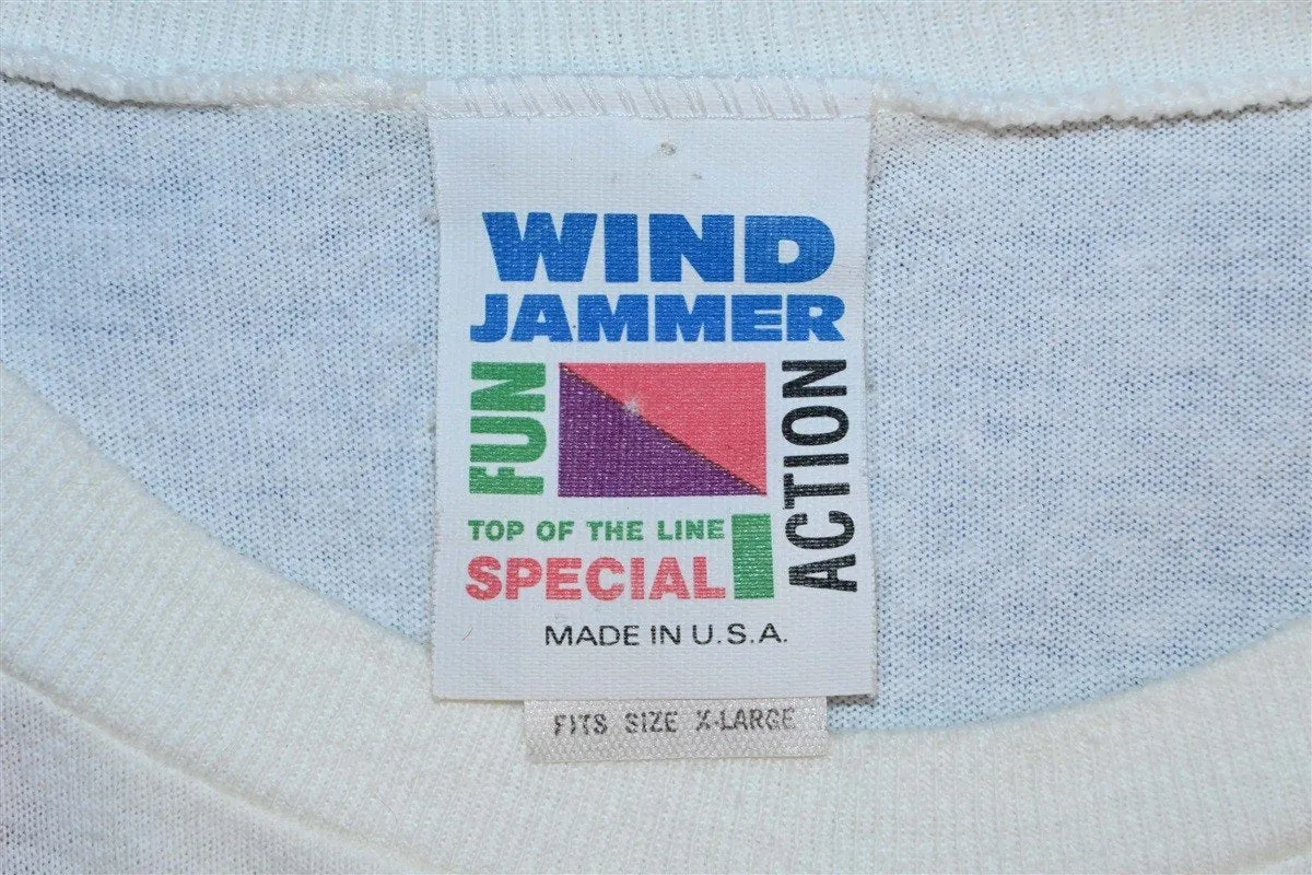 90s Skateboarding Skate Flying High Neon t-shirt Extra Large