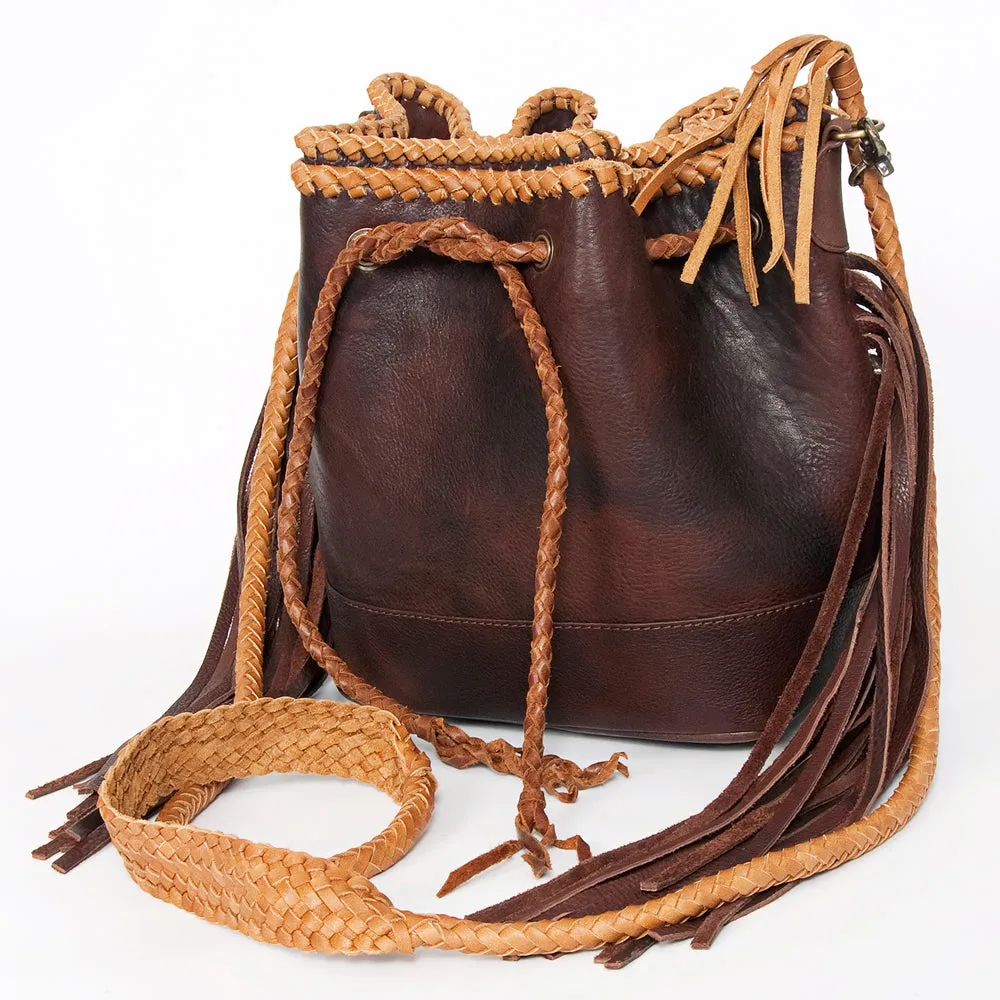 American Darling ADBGD140 Bucket Genuine Leather Women Bag Western Handbag Purse