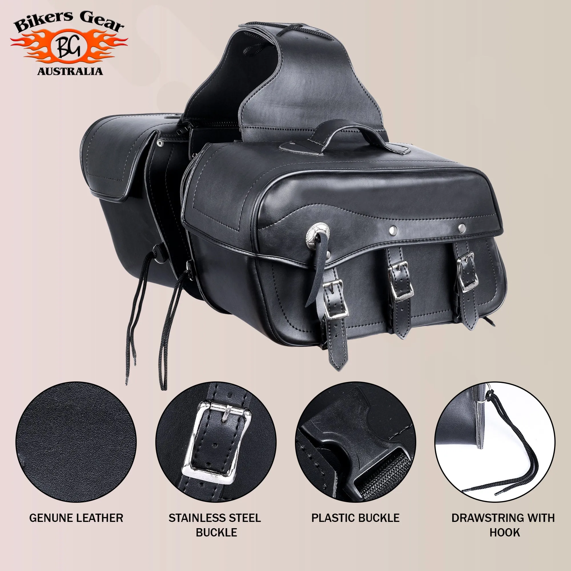 BGA Fender Leather Saddlebags