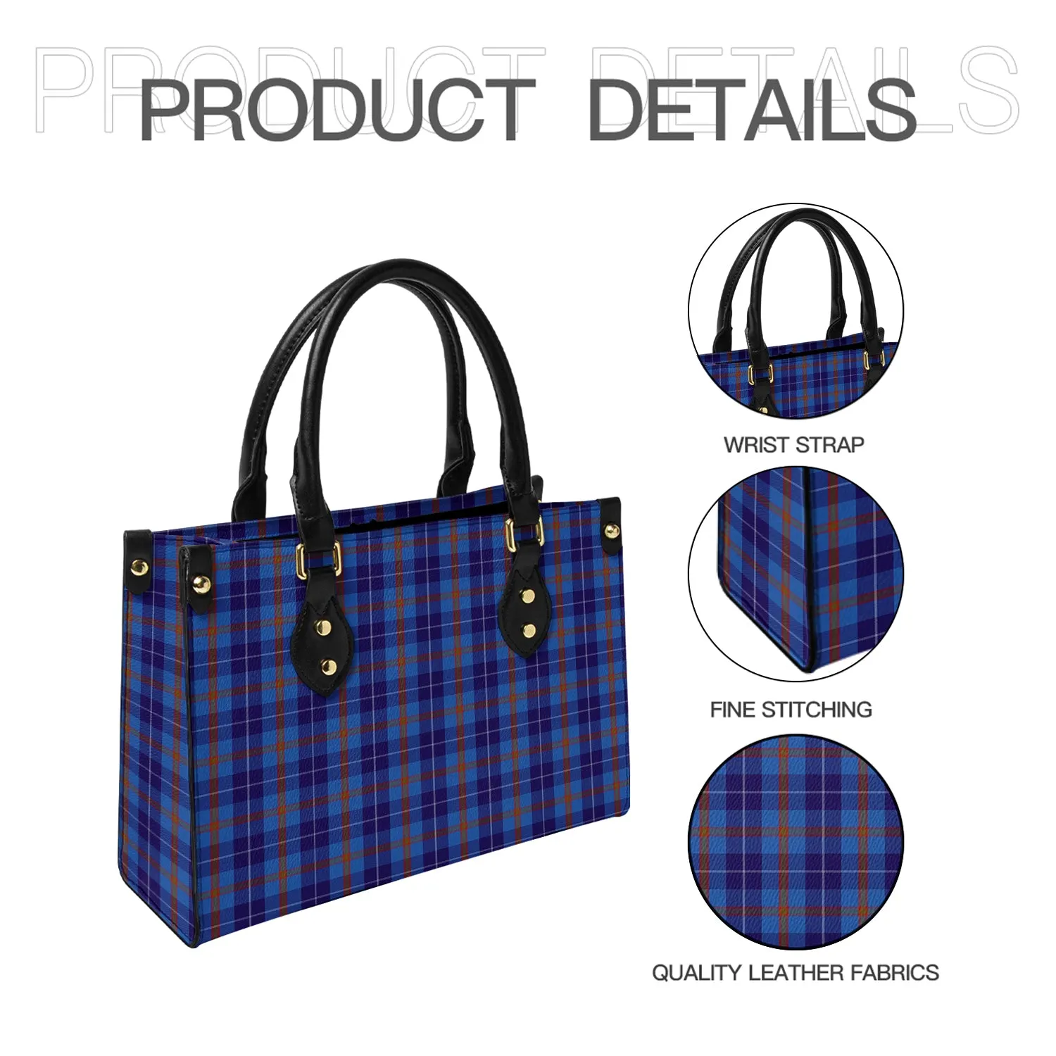 Bryson Tartan Leather Bag