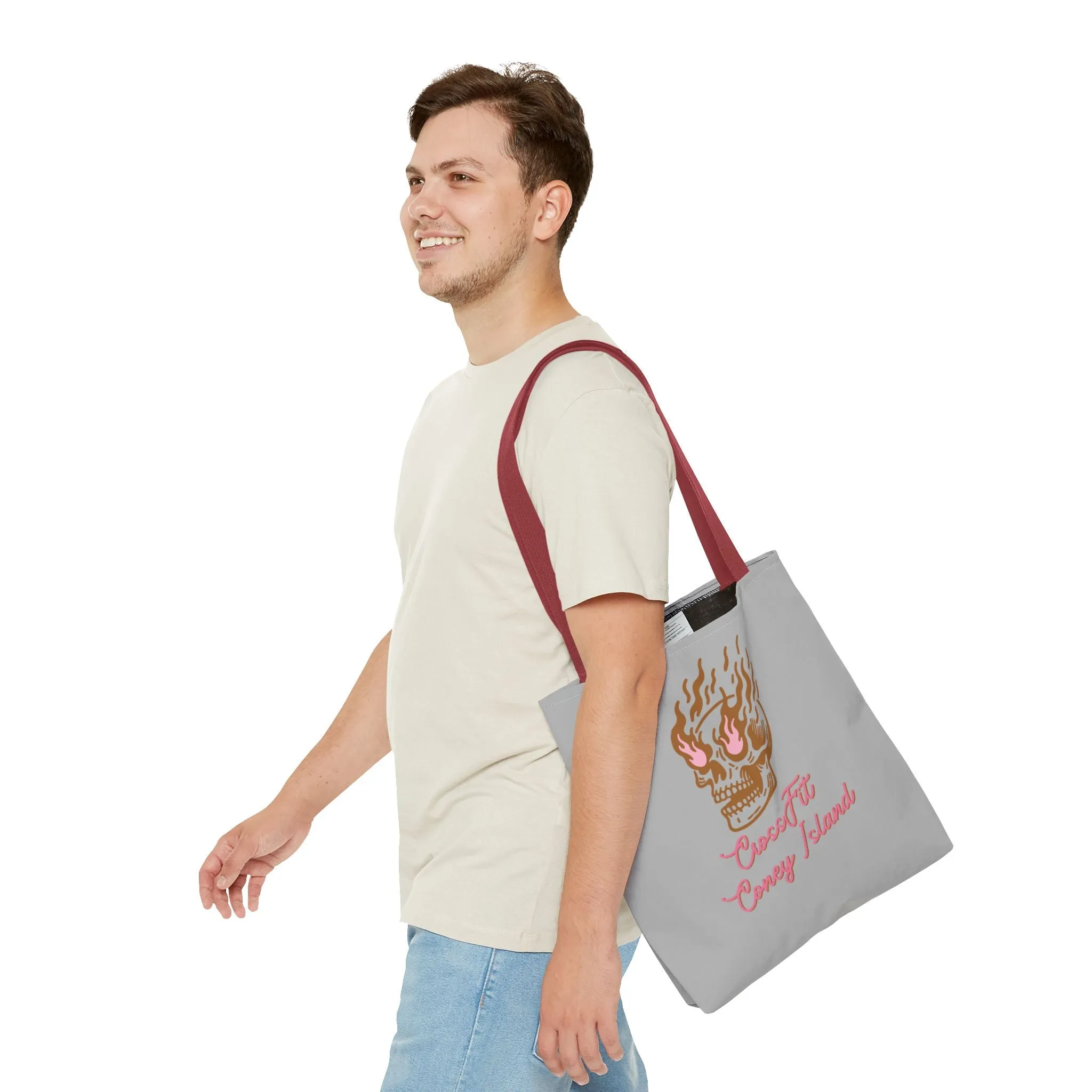 Everything Is Fine - Skull on Fire - Tote Bag