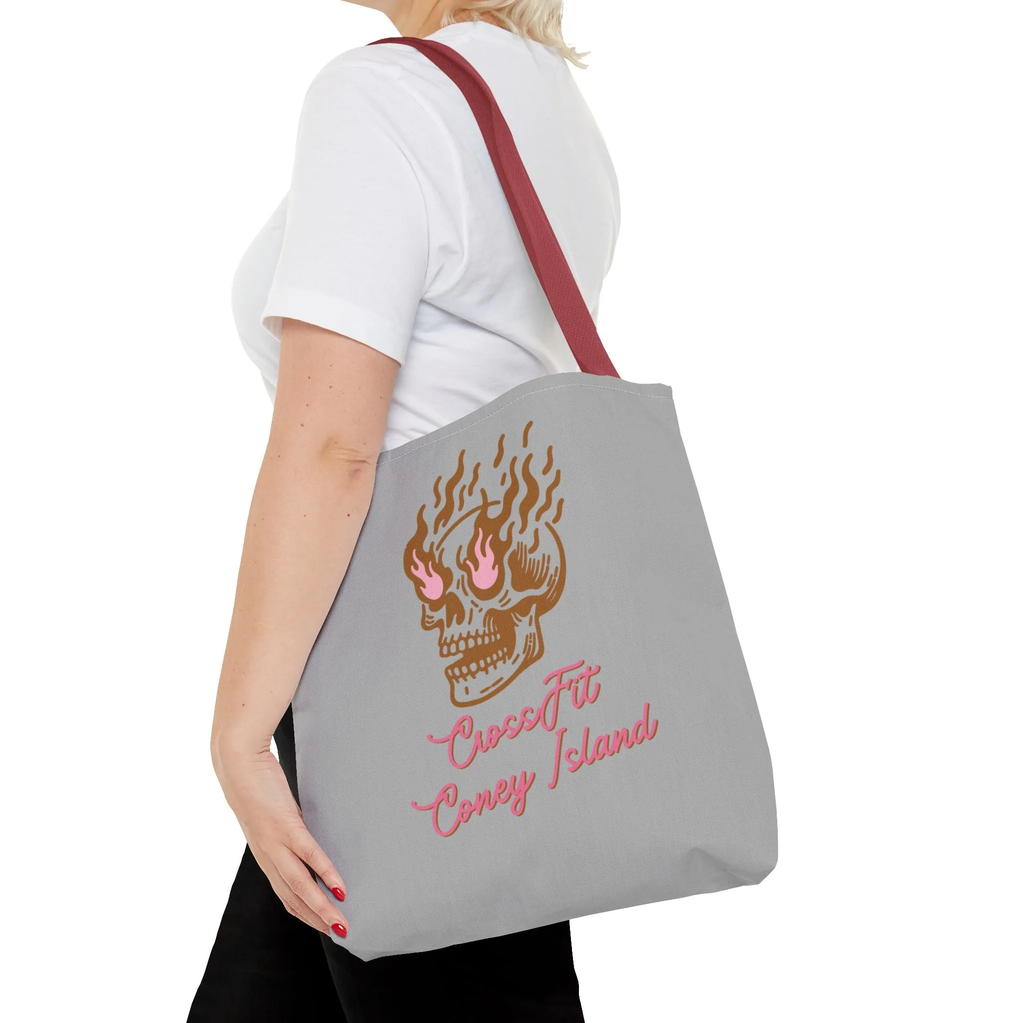 Everything Is Fine - Skull on Fire - Tote Bag