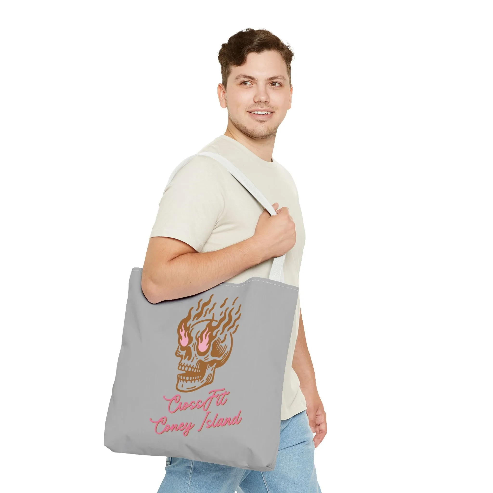 Everything Is Fine - Skull on Fire - Tote Bag