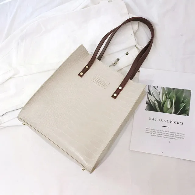 Fashion Crocodile Pattern Women Handbag