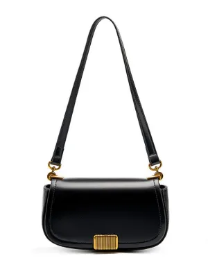 Fashion-forward Single-strap Saddle Purse