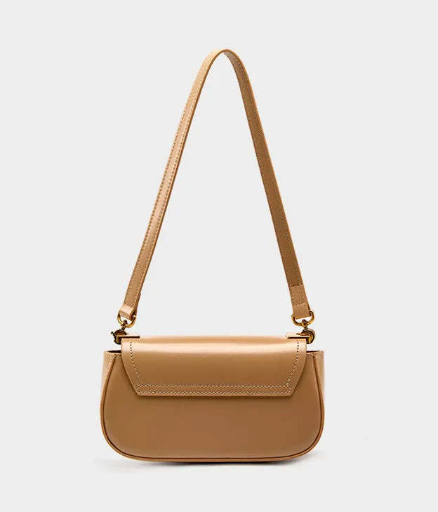 Fashion-forward Single-strap Saddle Purse