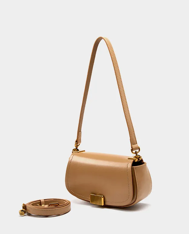 Fashion-forward Single-strap Saddle Purse