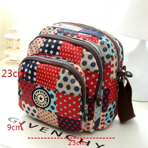 Fashion Women Messenger Bags New Vinatge Flower Printing Women Bag Mummy Casual Shoulder Bags Female small Wallet