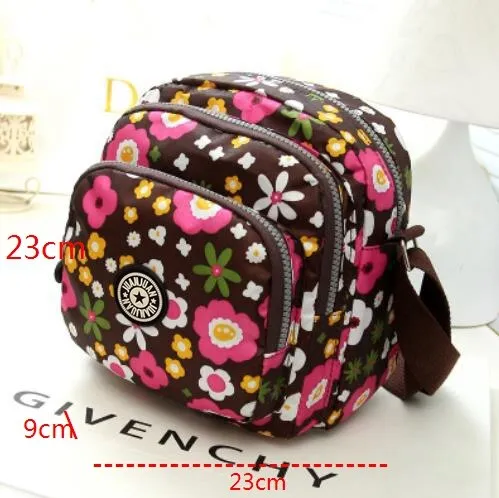 Fashion Women Messenger Bags New Vinatge Flower Printing Women Bag Mummy Casual Shoulder Bags Female small Wallet