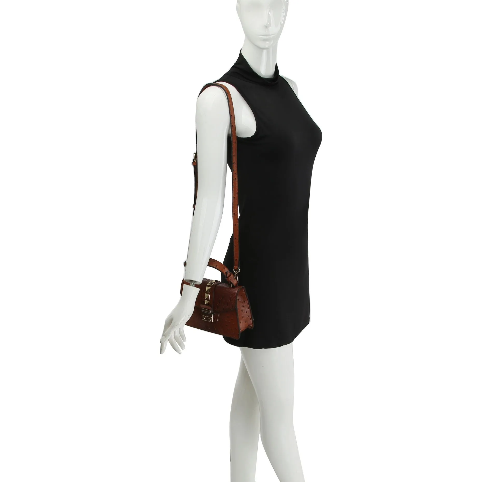 Faux Leather Crossbody Purse