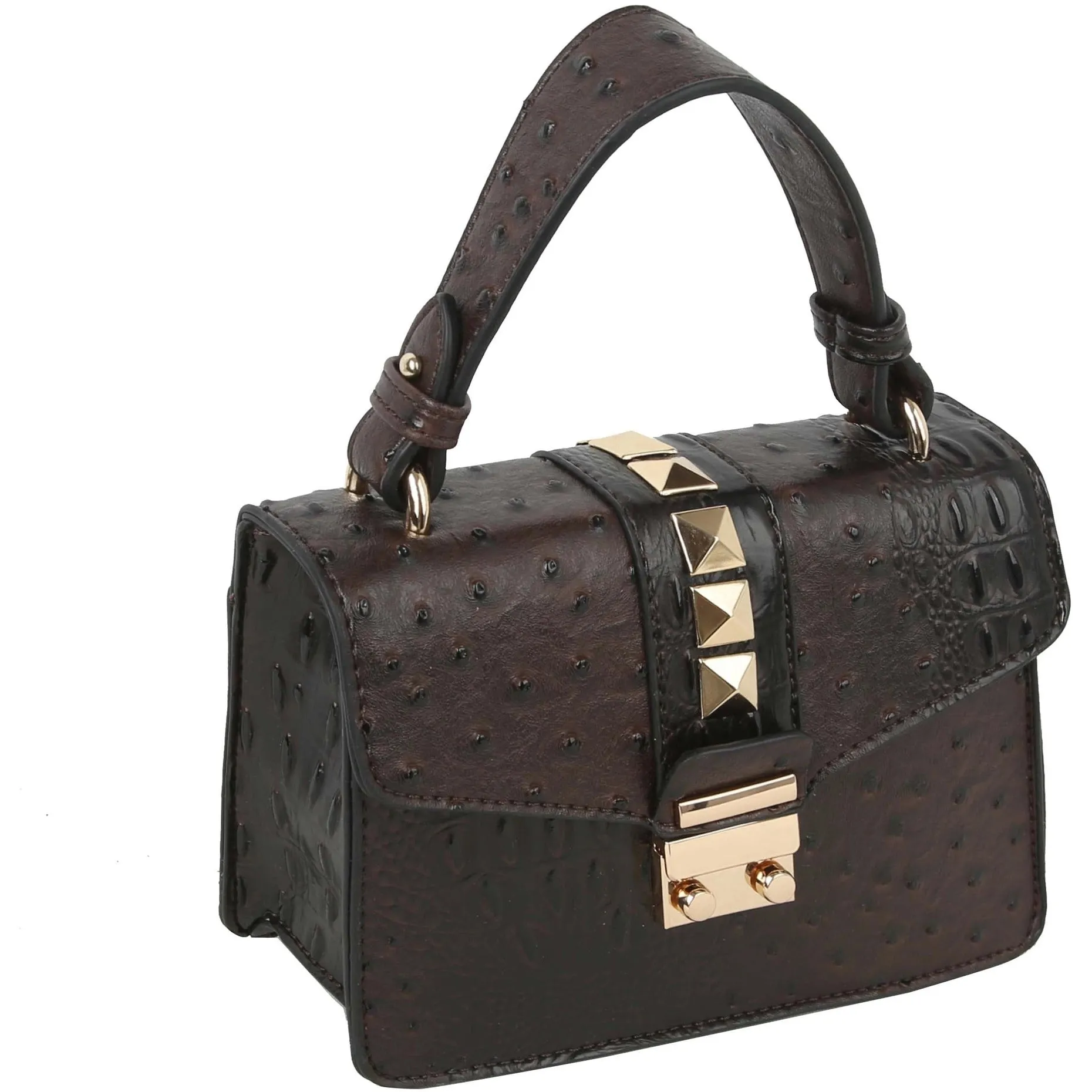 Faux Leather Crossbody Purse