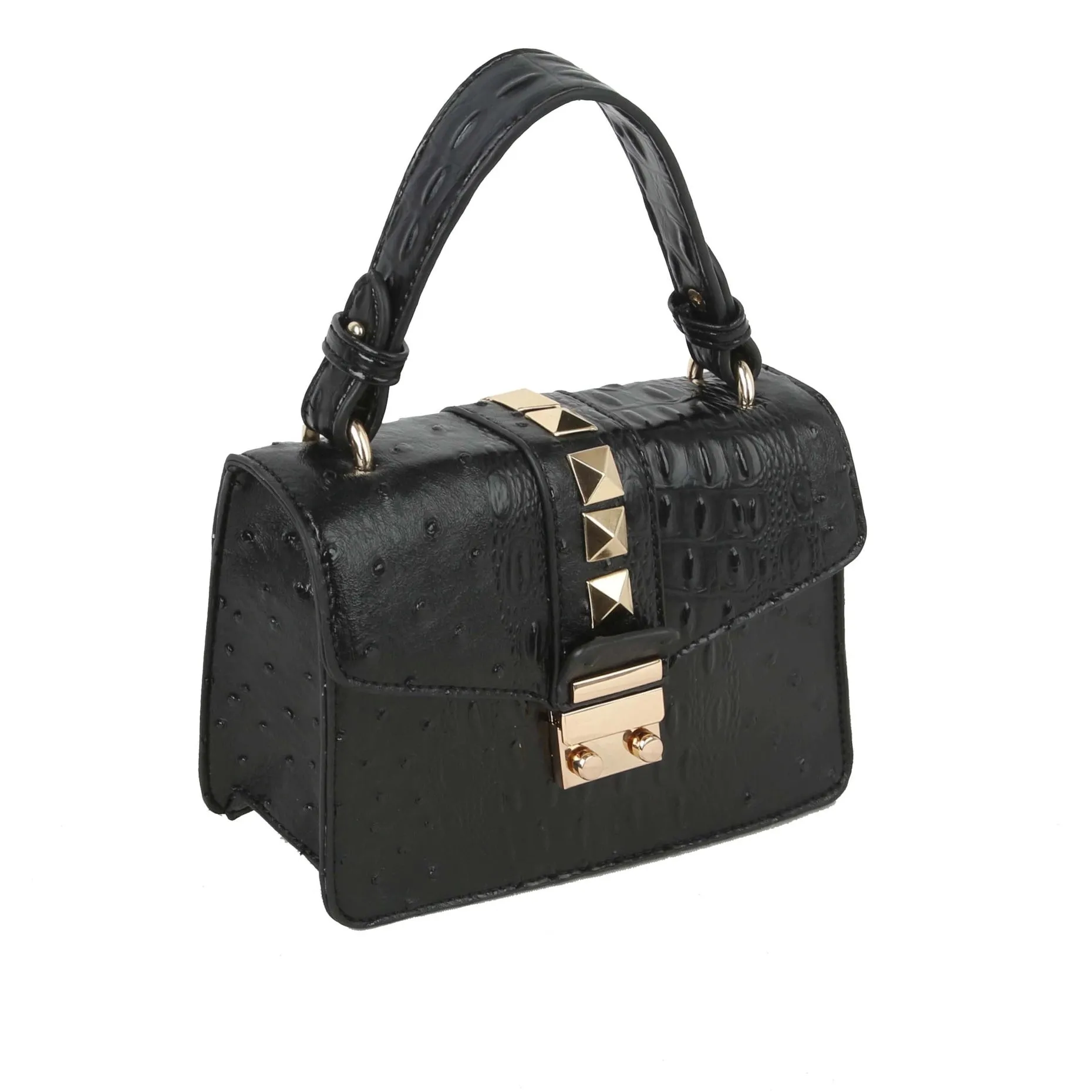 Faux Leather Crossbody Purse