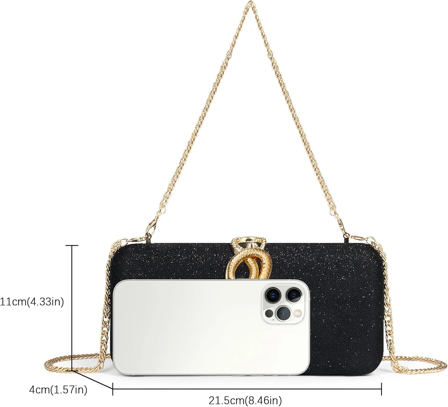 jessie Womens Evening Bags Formal Bridal Wedding Small Clutches Purses Crossbody Prom Cocktail Party Handbags