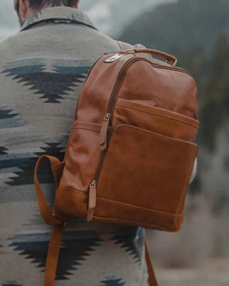 Katmai Leather Backpack