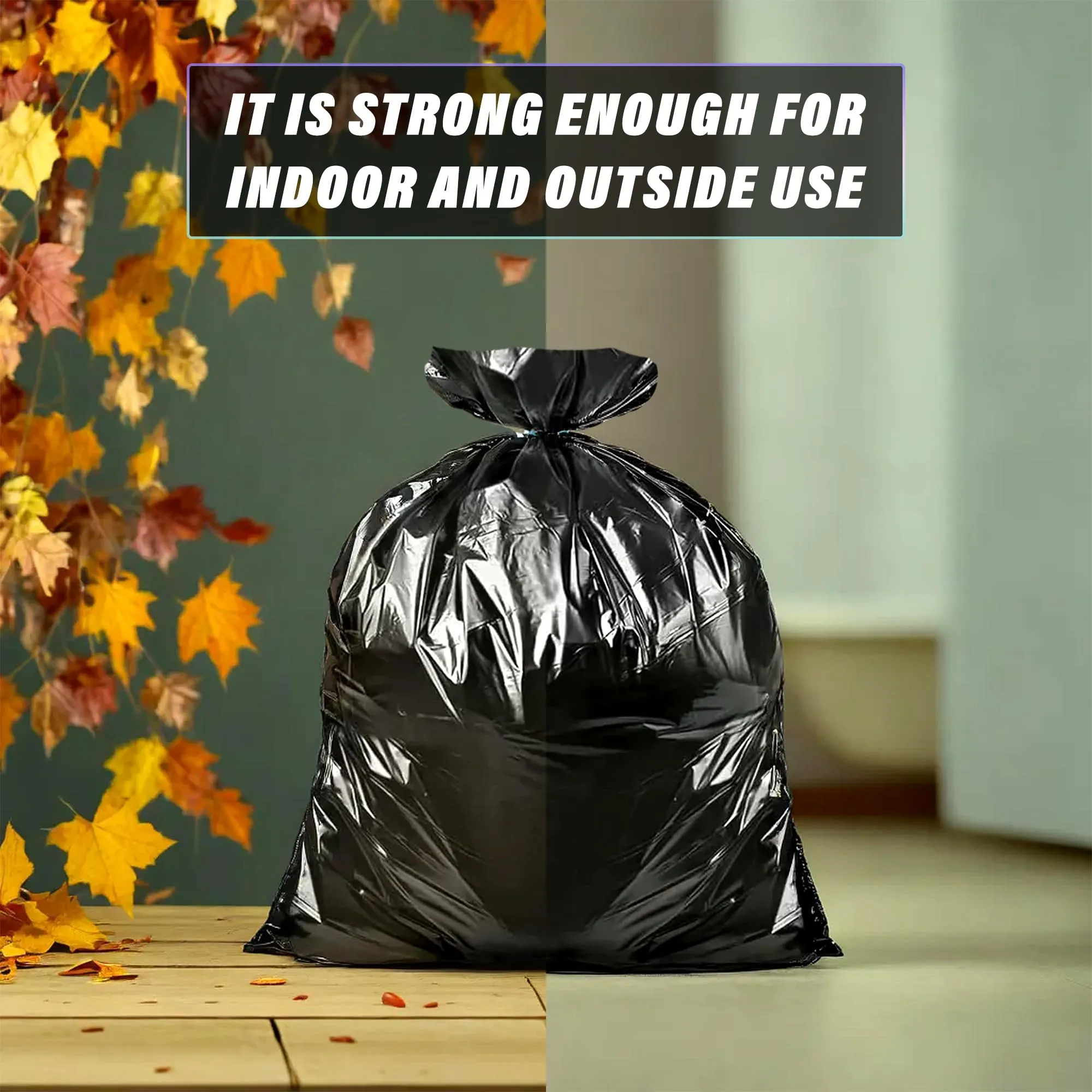 Kuber Industries (Large) Eco - Friendly Dustbin Bags - (15 Pcs) Leakproof | Odour Free | Strong Garbage Bags - For Trash And Waste - Dustbin Covers For Kitchen And Home | 30 x 24 Inches (Black)