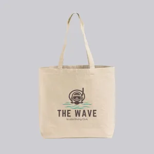 Large Size Value Customized Canvas Tote Bag / Personalized Long Handles Canvas Bag - TG219