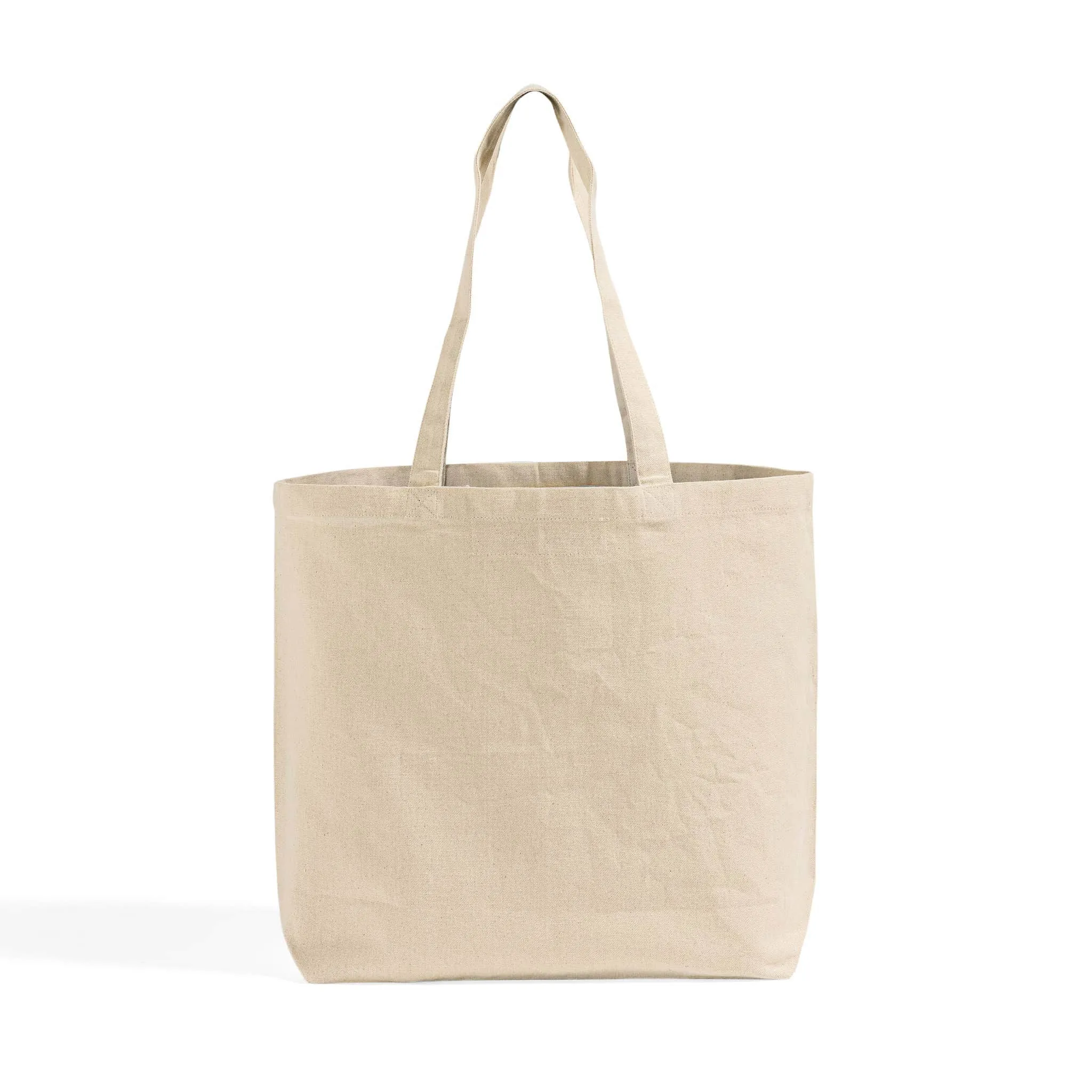 Large Size Value Customized Canvas Tote Bag / Personalized Long Handles Canvas Bag - TG219