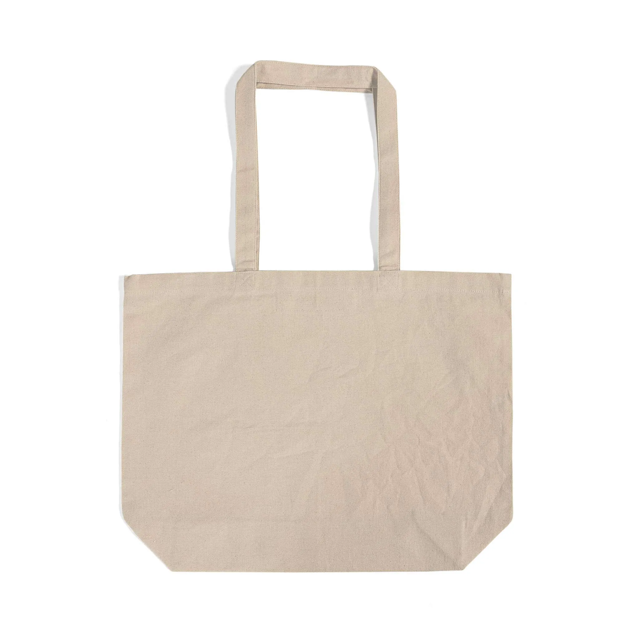 Large Size Value Customized Canvas Tote Bag / Personalized Long Handles Canvas Bag - TG219