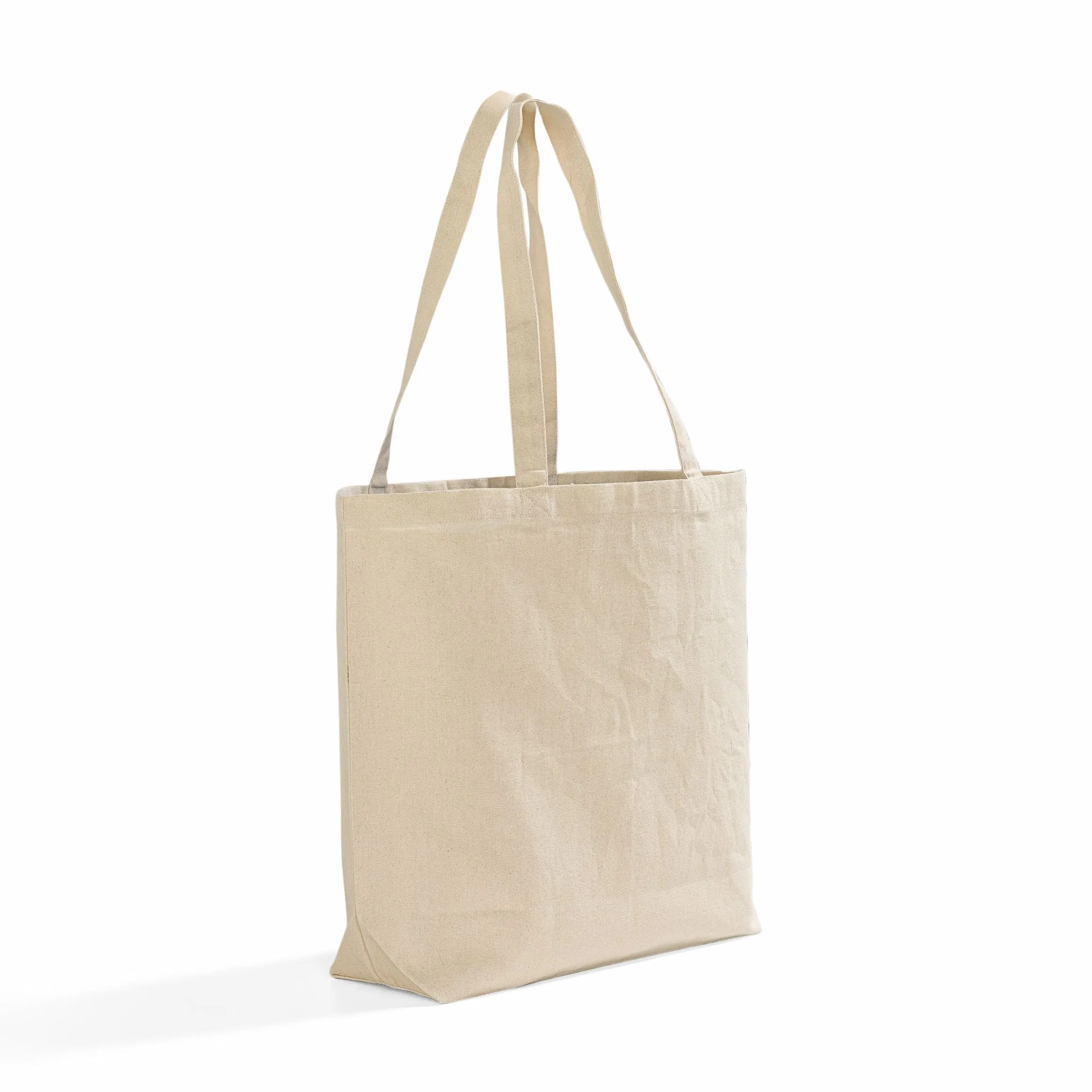 Large Size Value Customized Canvas Tote Bag / Personalized Long Handles Canvas Bag - TG219