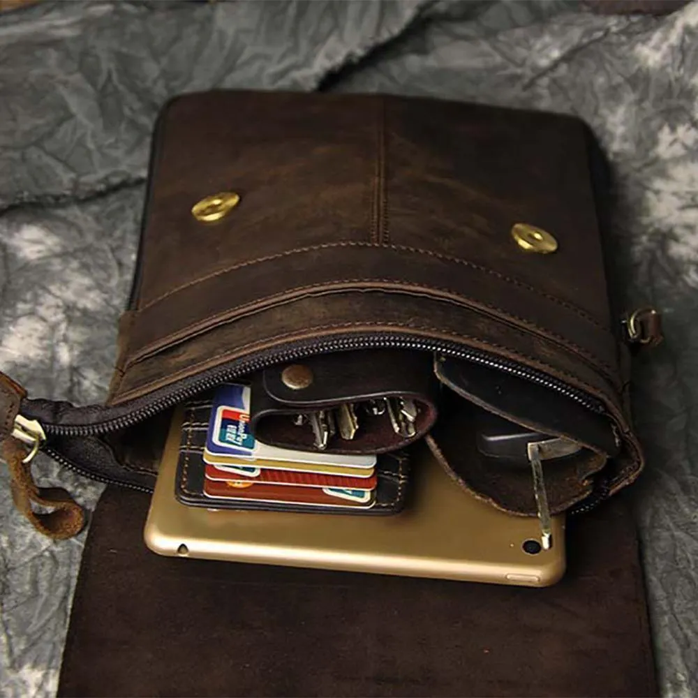 Leather Waist Fanny Pack