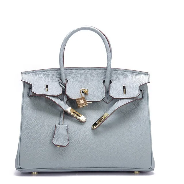 Luxury Famous Brands 2019 Women Genuine Leather Lock Handbags Female Messenger Bags Designer Casual Ladies Tote Crossbody Bags