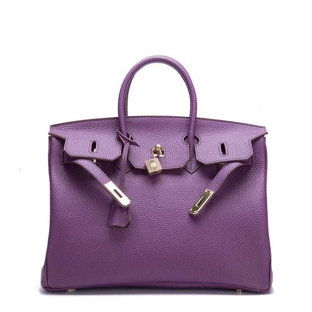 Luxury Famous Brands 2019 Women Genuine Leather Lock Handbags Female Messenger Bags Designer Casual Ladies Tote Crossbody Bags