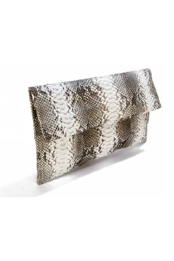 Mandalay Natural Foldover Clutch