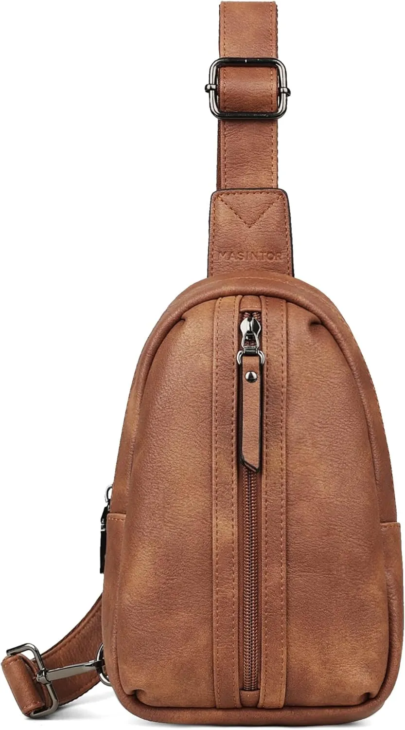 MASINTOR Small Sling Bag for Women Fashion Fanny Pack Crossbody Bags for Women Sling Backpack for Travel