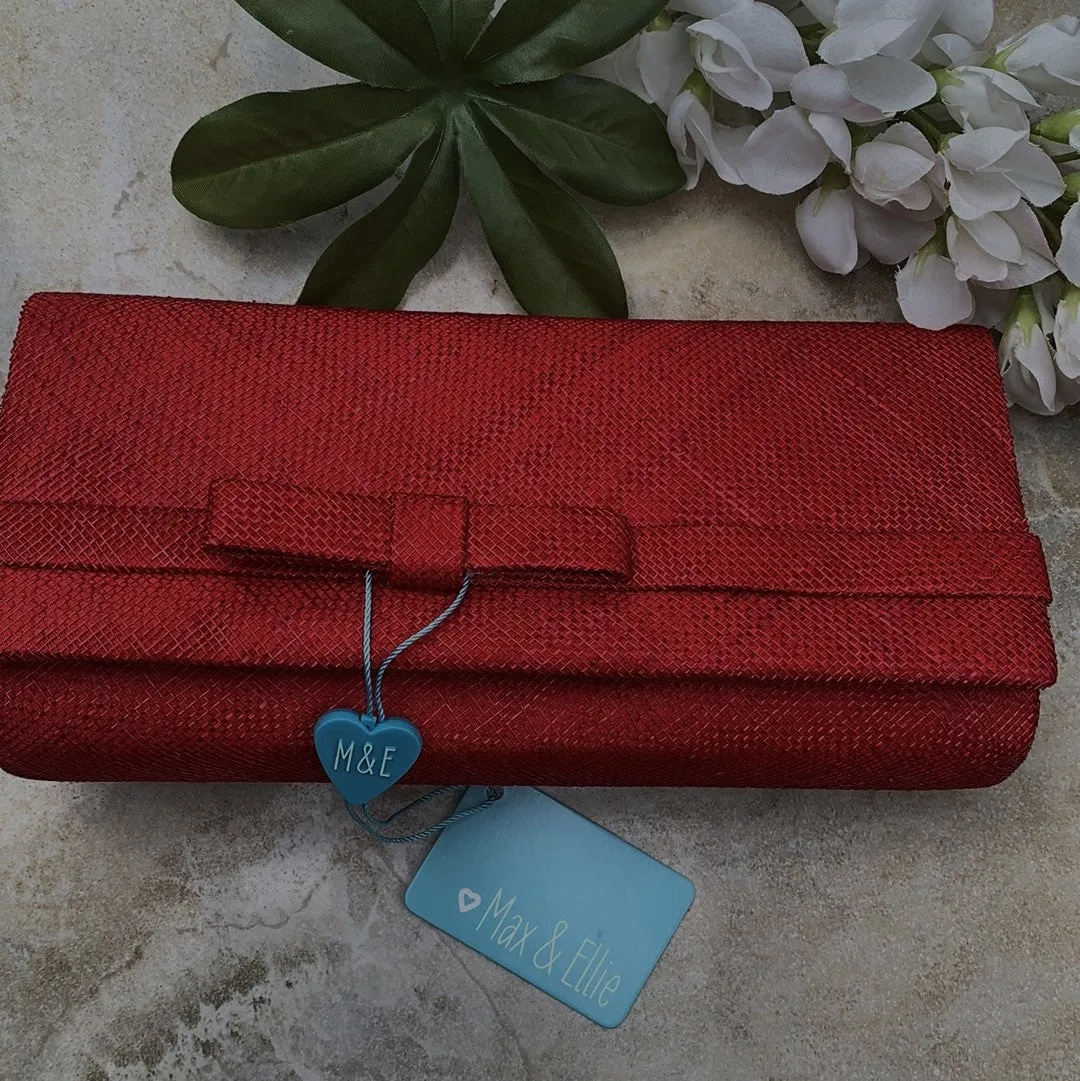 Max and Ellie Handbag Burgundy Red AX1/AX2