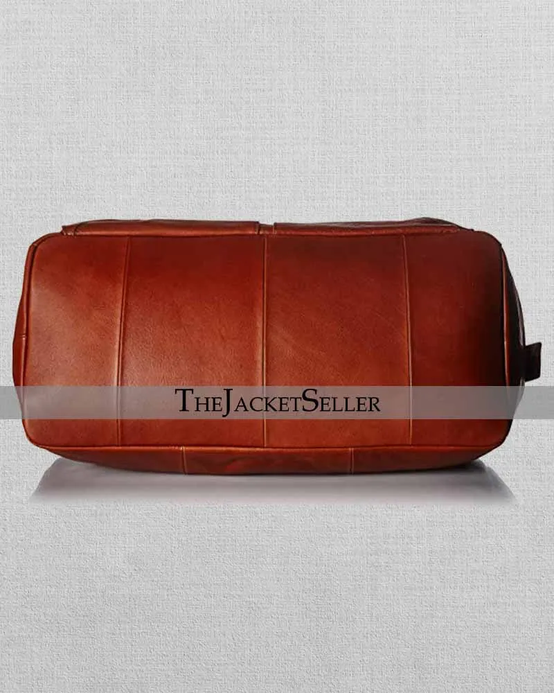 Men's Defender or Dillon Leather Travel Overnight Duffle Bag