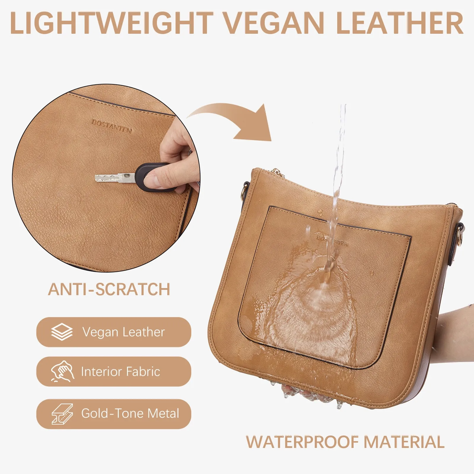 Nola Reversible Boho Straps Vegan Leather Hobo Handbags