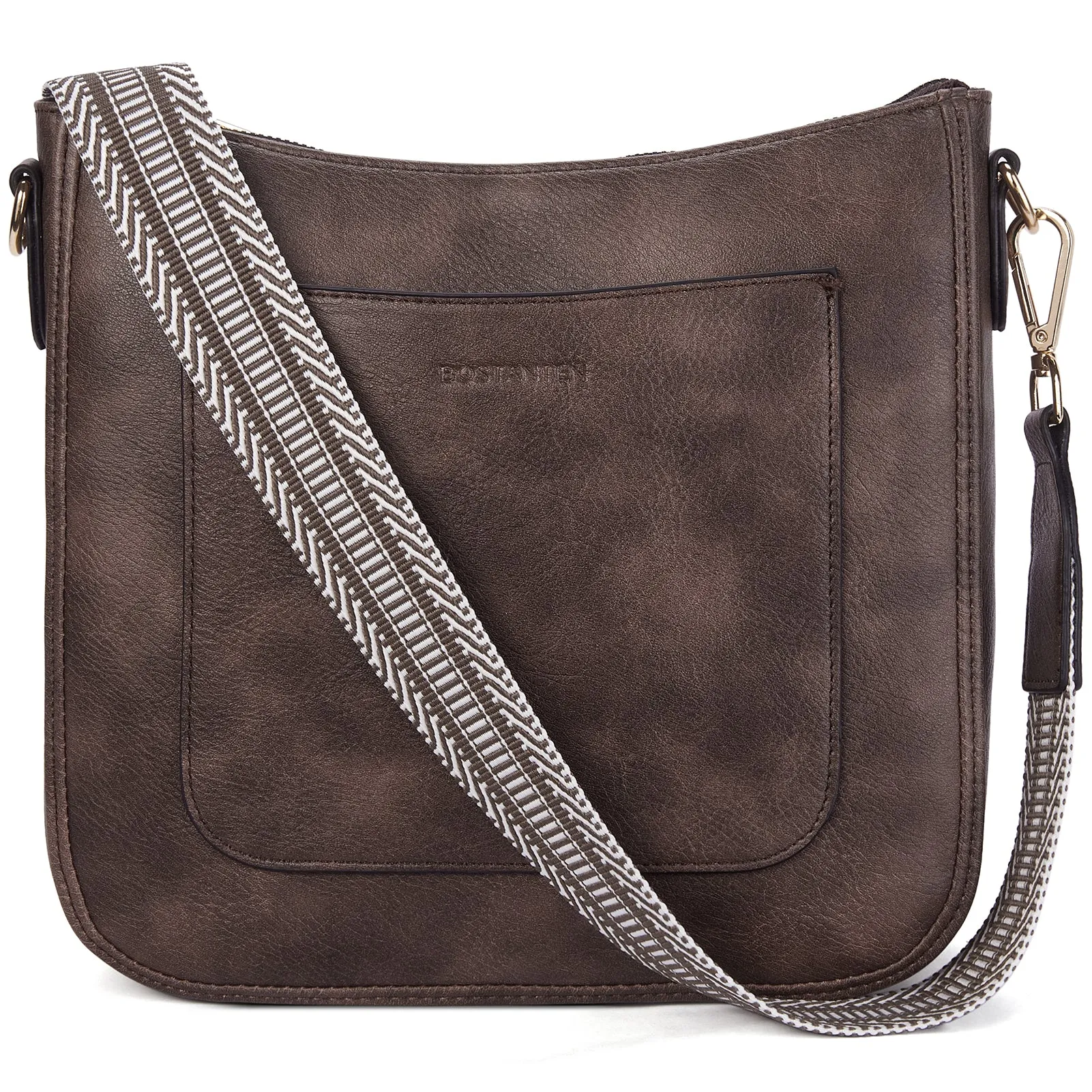 Nola Reversible Boho Straps Vegan Leather Hobo Handbags