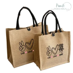 Pose.A - Live, Love, Dance Shopping Bags