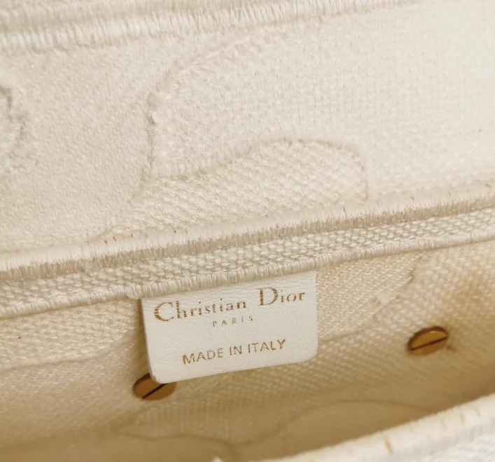 Preloved Dior Saddle Mini 23.5cm White 127842800708
