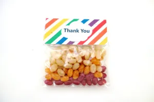Rainbow Compostable Plant-Cello Treat Bags with Tent Cards (8-pack)