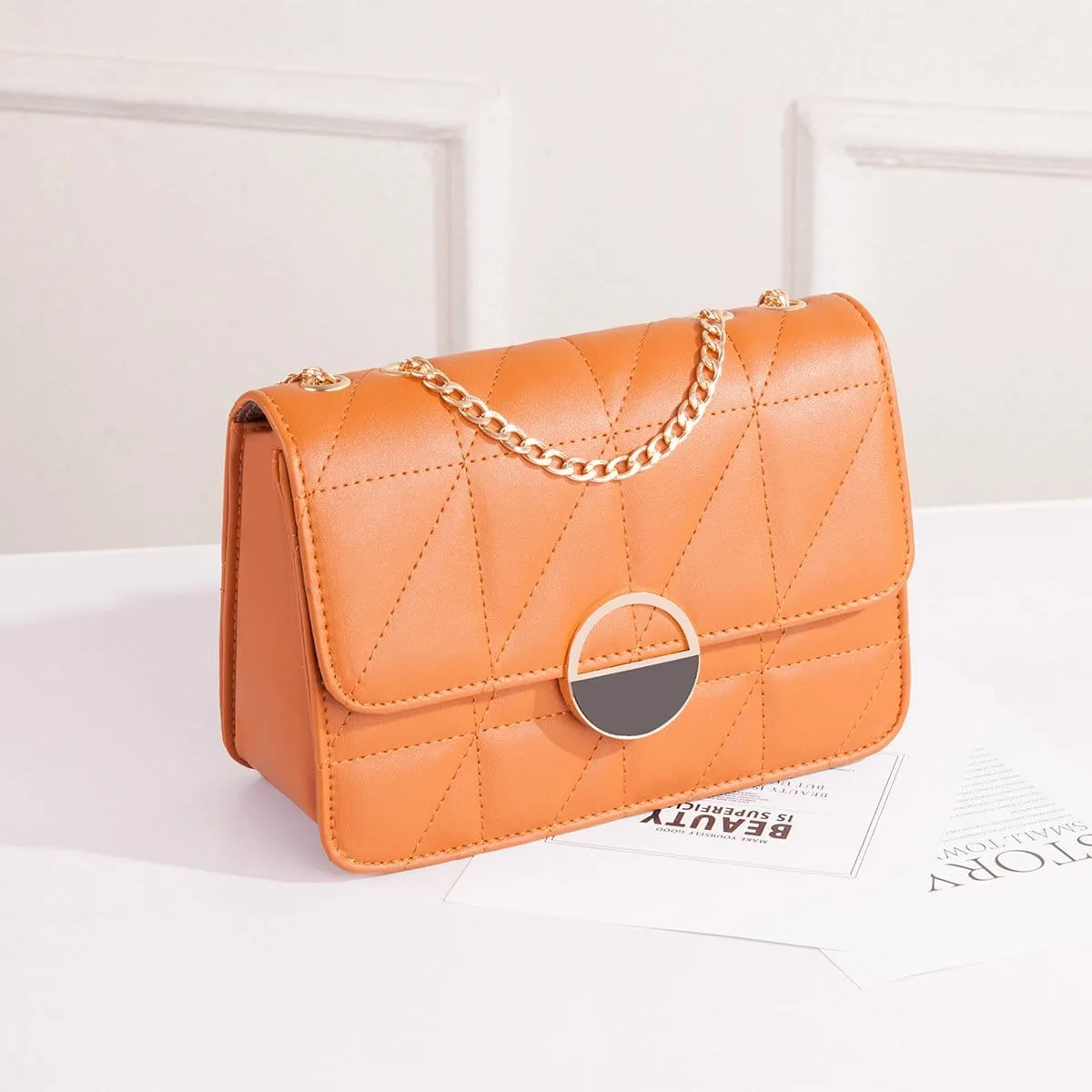Ring Push Lock Sling bag