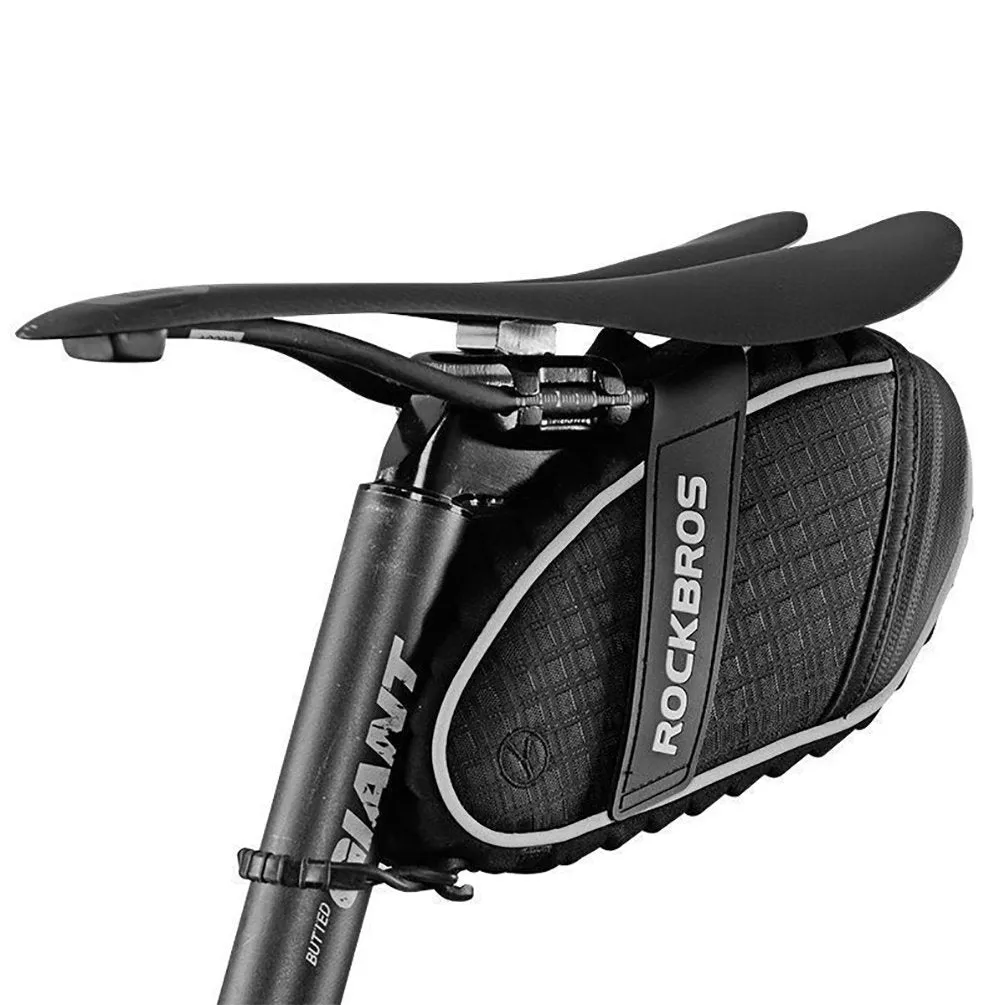 ROCKBROS Bicycle Saddle Bag Under Seat 3D Shell Cycling Seat Pack