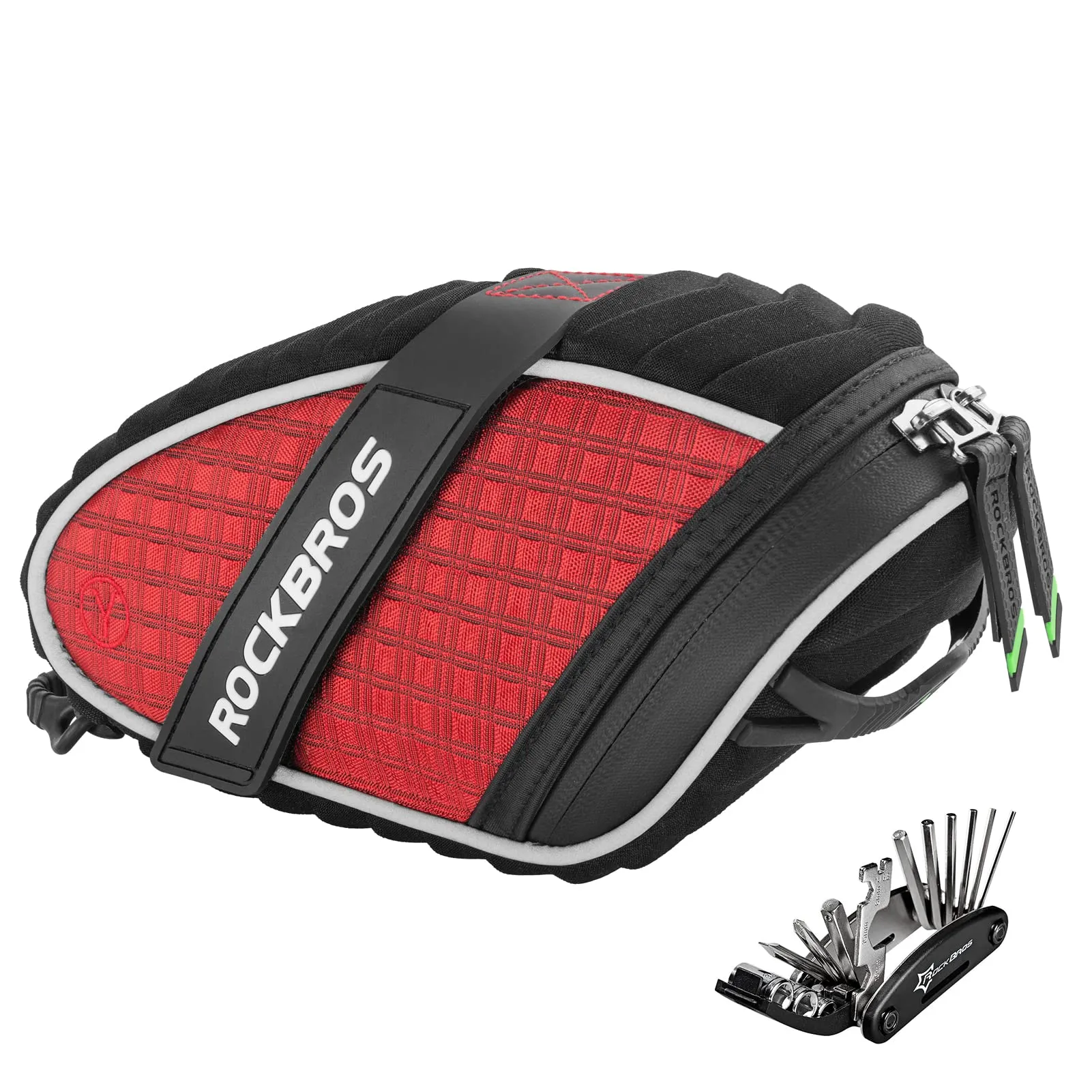 ROCKBROS Bicycle Saddle Bag Under Seat 3D Shell Cycling Seat Pack