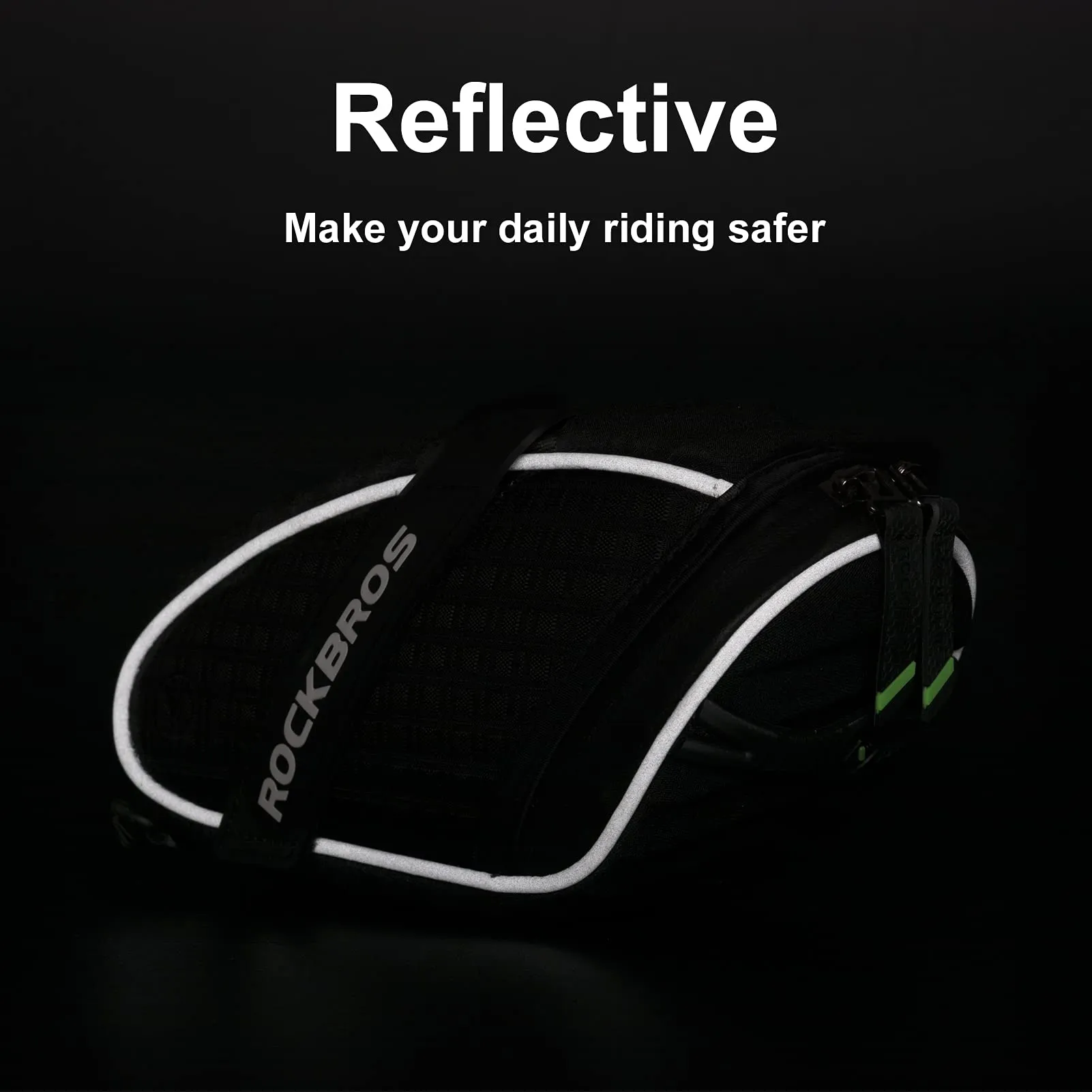 ROCKBROS Bicycle Saddle Bag Under Seat 3D Shell Cycling Seat Pack