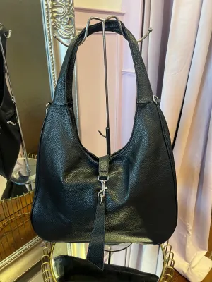 Slouchy Shoulder Bag / Black