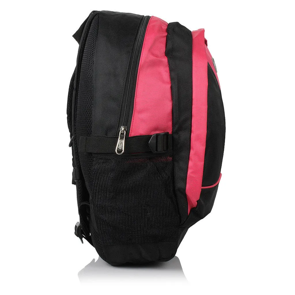 Suntop A17 22 L Backpack(Black and Pink)