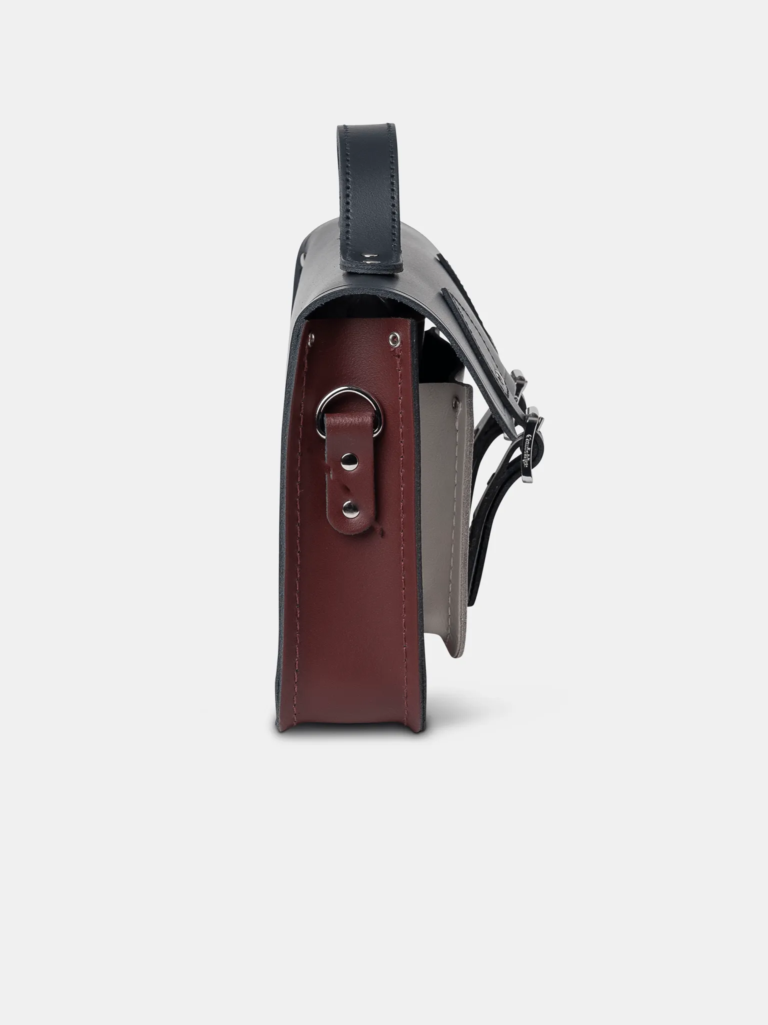 The 11 Inch Batchel -  Clay, Oxblood & Navy