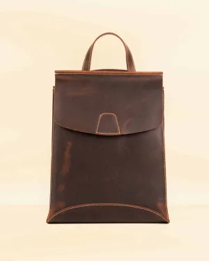 THE PRICY LEATHER SLIM BACKPACK