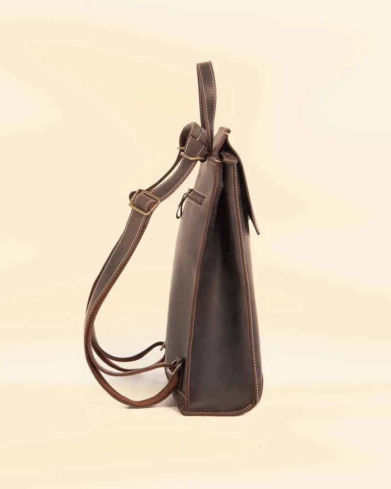 THE PRICY LEATHER SLIM BACKPACK