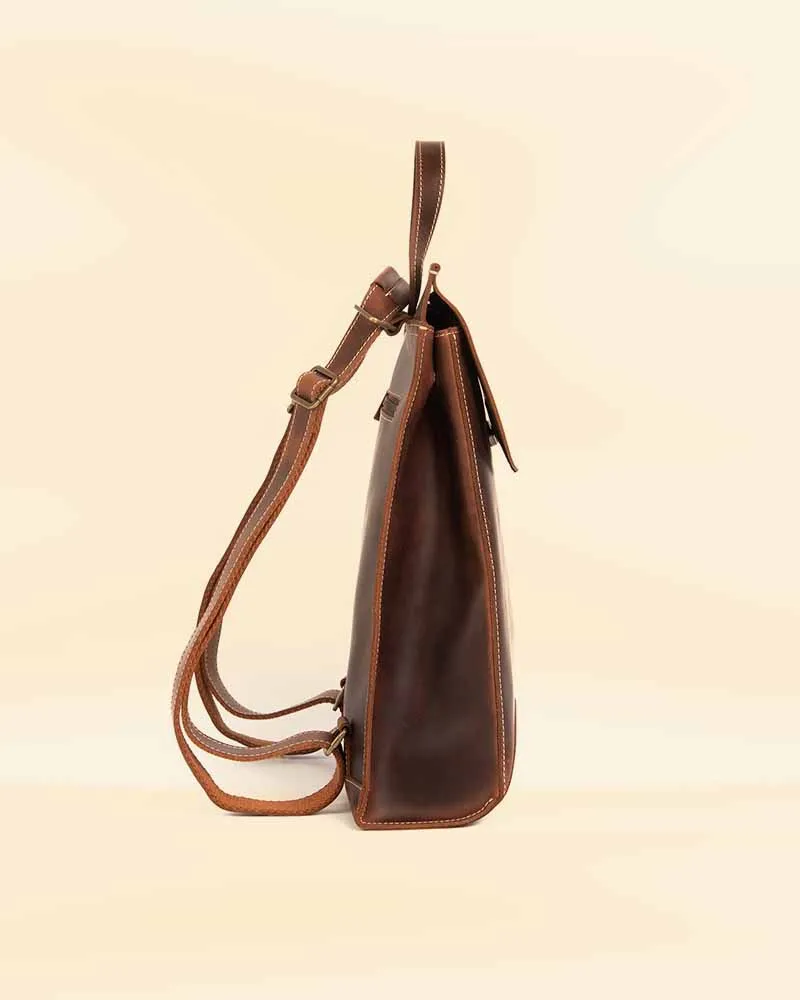 THE PRICY LEATHER SLIM BACKPACK