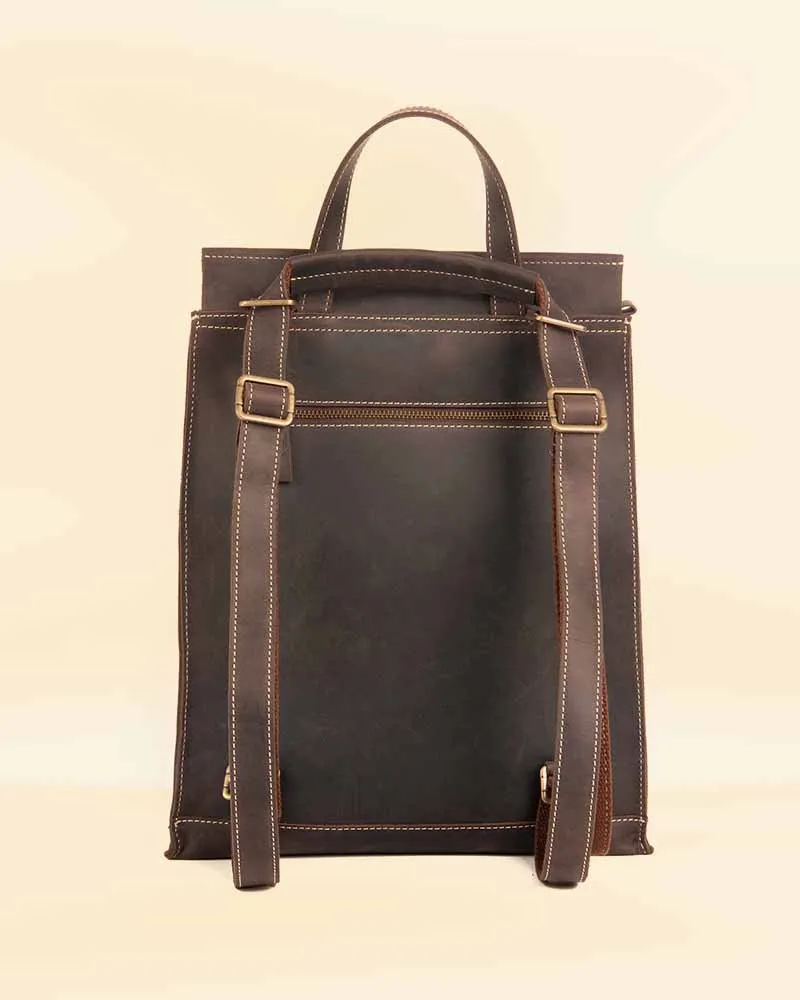 THE PRICY LEATHER SLIM BACKPACK