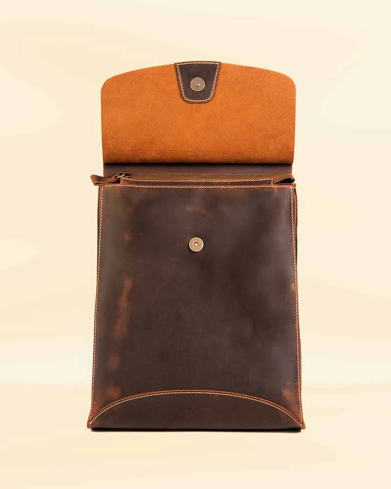 THE PRICY LEATHER SLIM BACKPACK