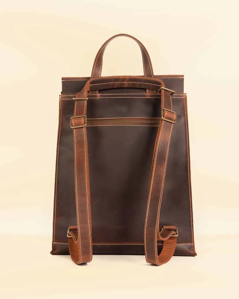 THE PRICY LEATHER SLIM BACKPACK